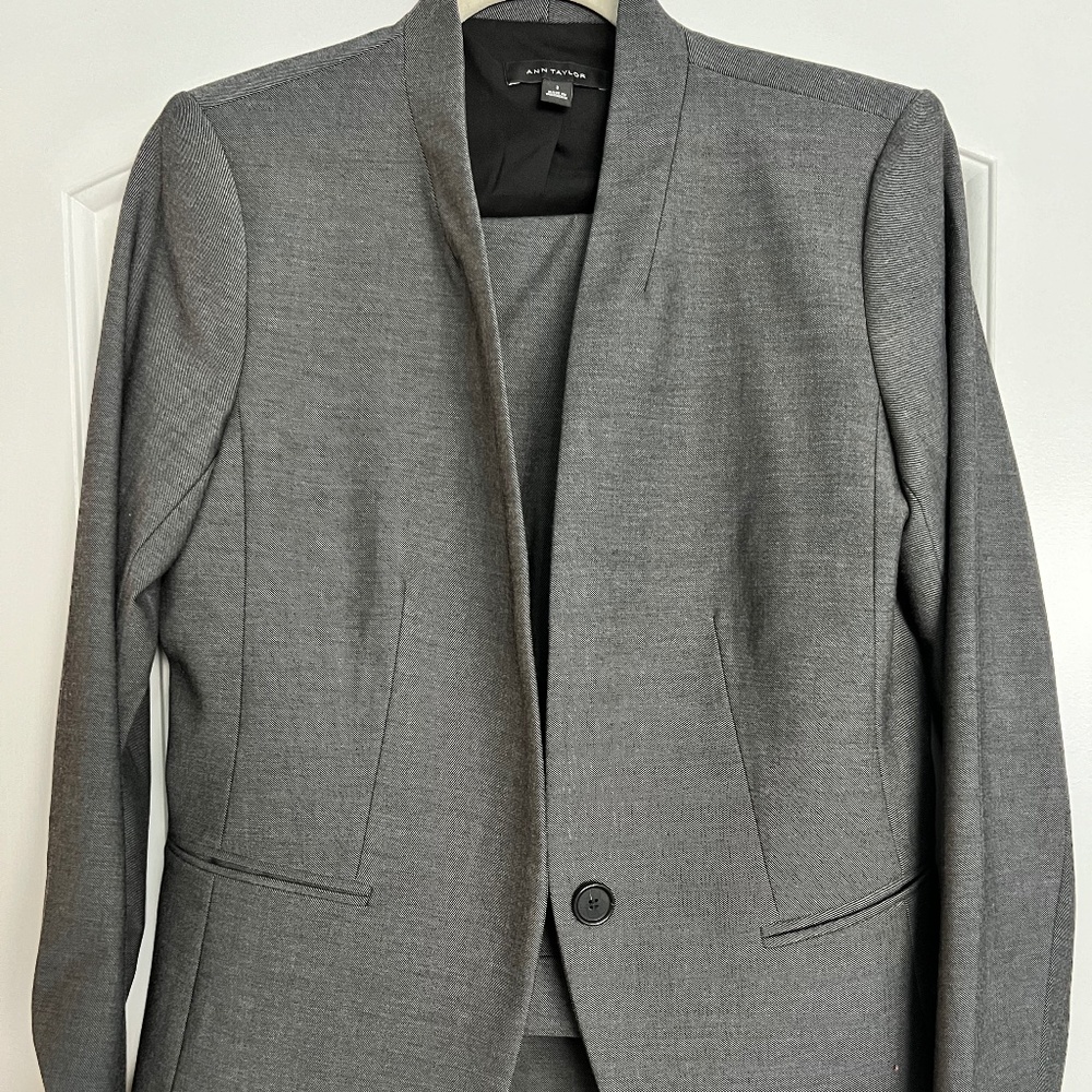 Ann Taylor Grey Suit